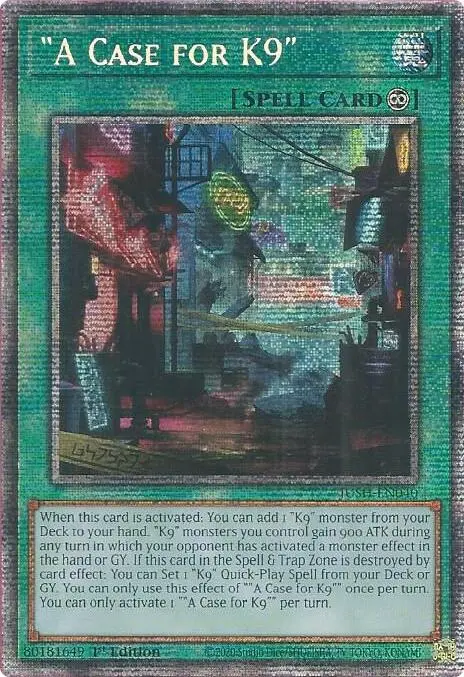 "A Case For K9" (Starlight Rare) [Jush-En040] Starlight Rare 1