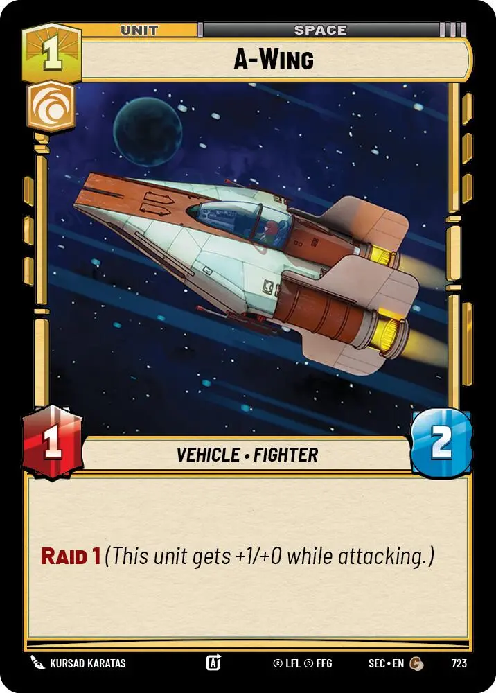 A-Wing - Wing (723) (Foil) (723) (723) [Secrets Of Power] 1