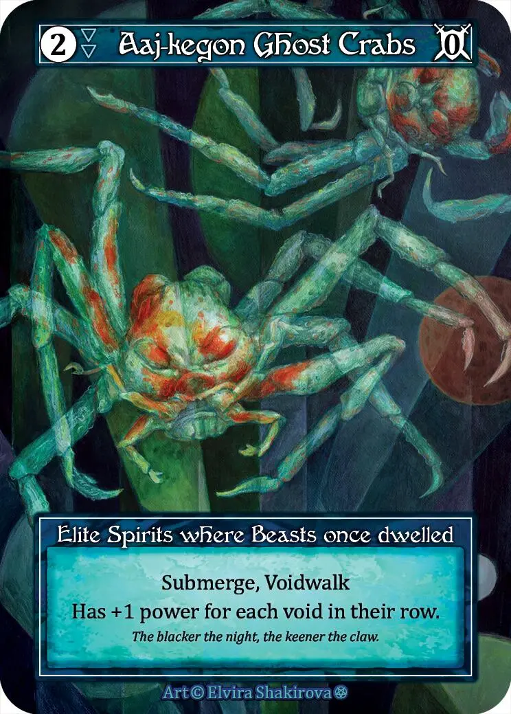 Aaj-Kegon Ghost Crabs (Foil) [Gothic] 1