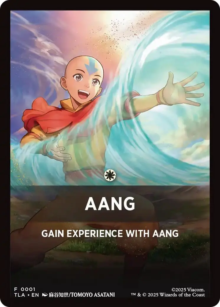 Aang Theme Card [Avatar: The Last Airbender Tokens] 1
