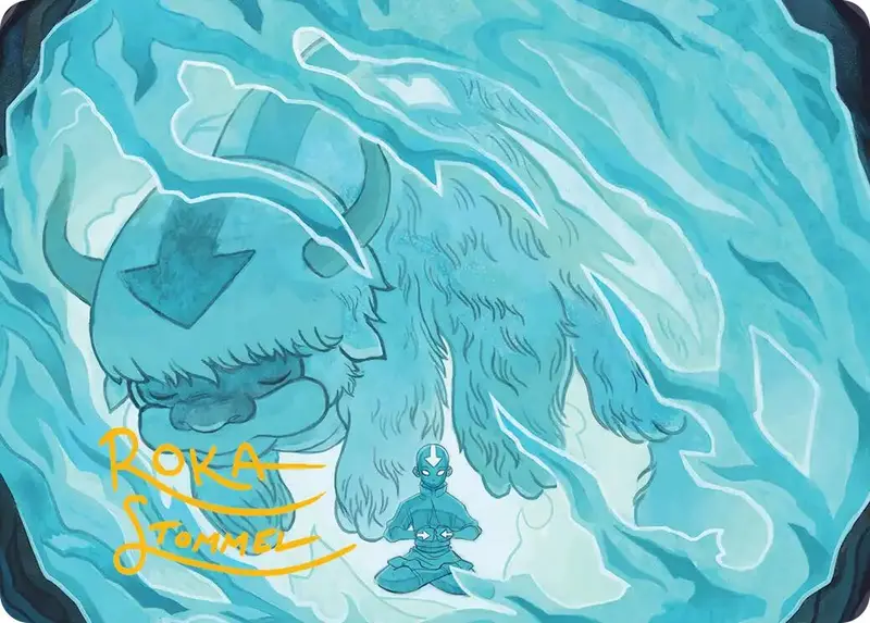 Aang's Iceberg 2 Art Card (Gold-Stamped Signature) [Avatar: The Last Airbender Art Series] 1