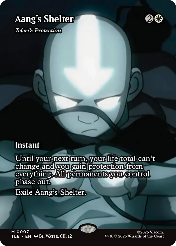 Aang's Shelter - Teferi's Protection (Borderless) [Avatar: The Last Airbender: Eternal-Legal] 1