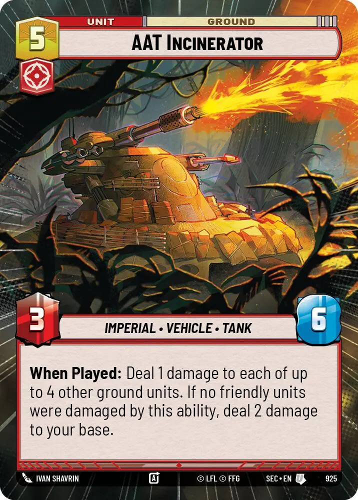 Aat Incinerator (925) (Hyperspace Foil) (925) [Secrets Of Power] 1