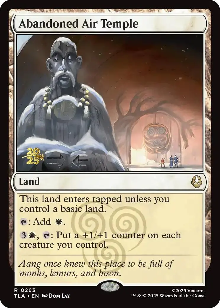 Abandoned Air Temple [Avatar: The Last Airbender Prerelease Cards] 1