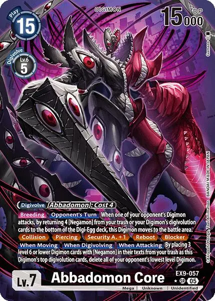 Abbadomon Core [Ex9-057] (Alternate Art) [Versus Monsters] 1