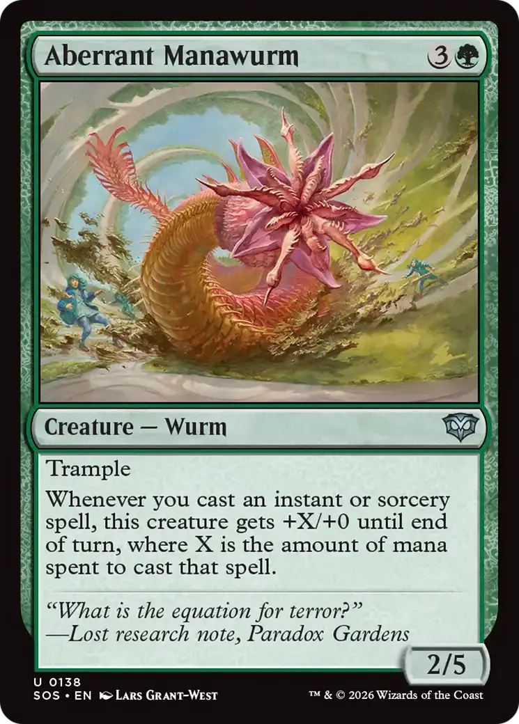 Aberrant Manawurm [Secrets Of Strixhaven] 1