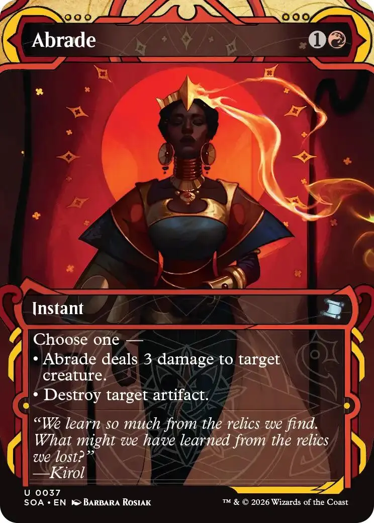 Abrade [Secrets Of Strixhaven: Mystical Archive] 1