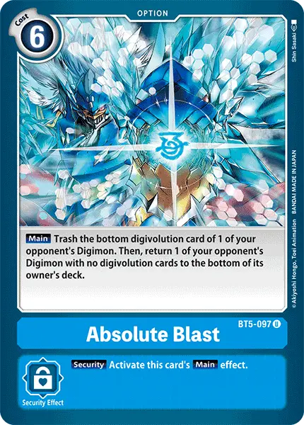Absolute Blast [Bt5-097] [Battle Of Omni] 1