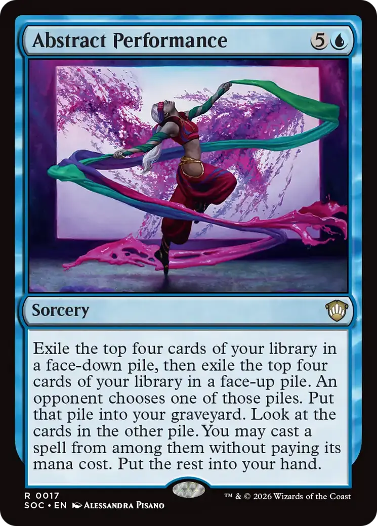 Abstract Performance [Secrets Of Strixhaven Commander] 1