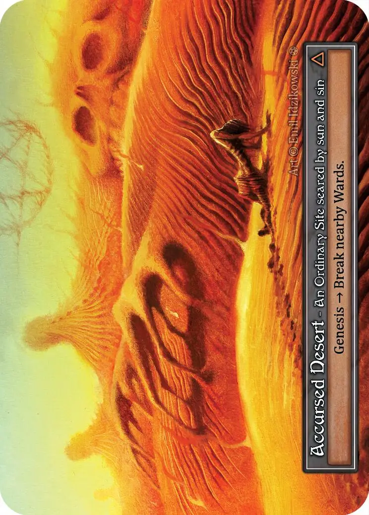 Accursed Desert (Foil) [Gothic] 1