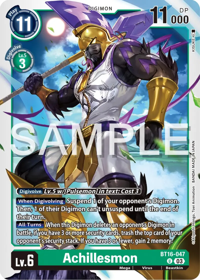 Achillesmon [Bt16-047] [Beginning Observer] 1