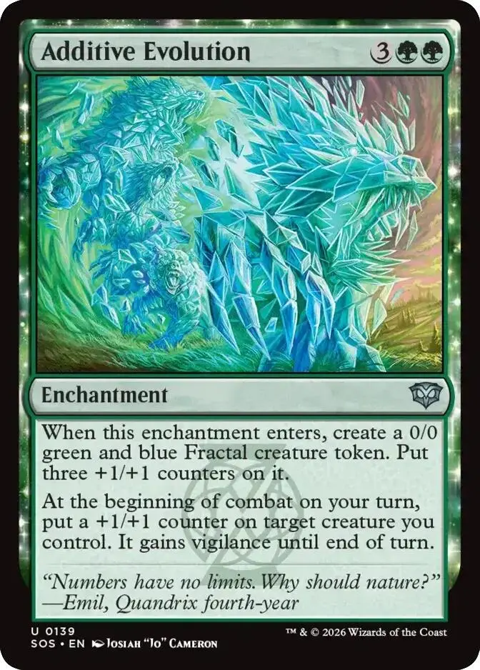Additive Evolution [Secrets Of Strixhaven] 1