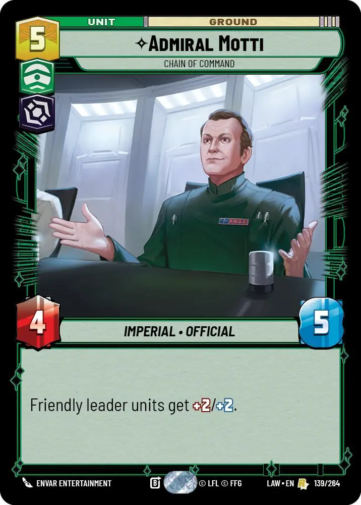 Admiral Motti - Chain Of Command (139/264) (139/264) [A Lawless Time] 1