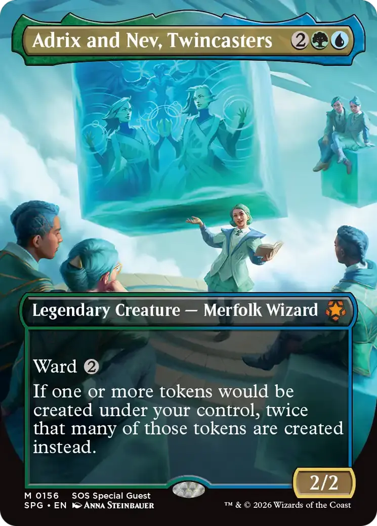 Adrix And Nev, Twincasters (Borderless) [Secrets Of Strixhaven Special Guests] 1