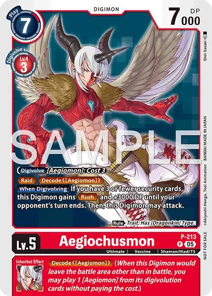 Aegiochusmon [P-213] (Official Store Tournament 2026 Vol. 1) [Promotional Cards] 1