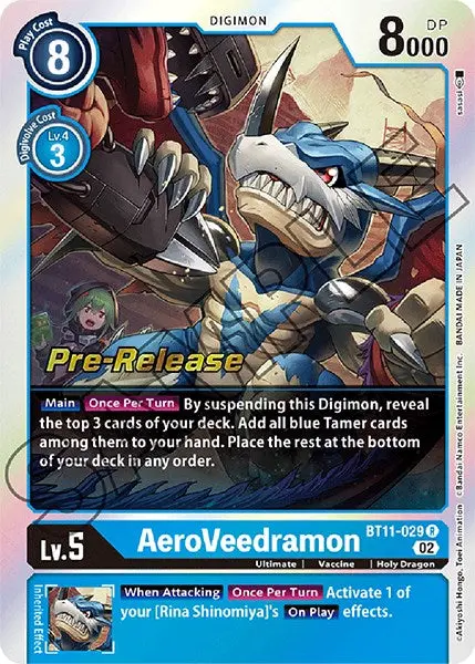Aeroveedramon [Bt11-029] [Dimensional Phase Pre-Release Promos] 1