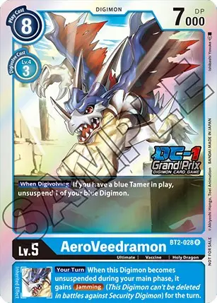 Aeroveedramon [Bt2-028] (Dc-1 Grand Prix) [Release Special Booster Promos] 1
