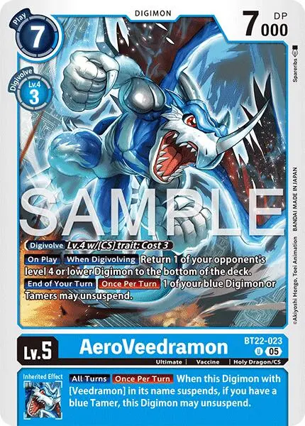 Aeroveedramon [Bt22-023] [Cyber Eden] 1