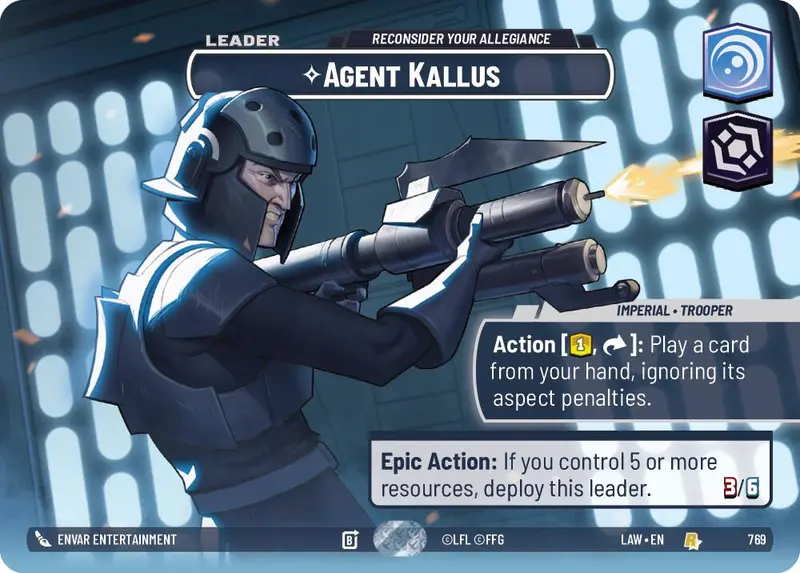 Agent Kallus - Reconsider Your Allegiance (Showcase) (769) (769) [A Lawless Time] 1