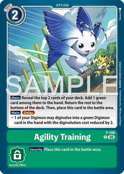 Agility Training [P-106] (Reprint) [Advanced Booster Digimon Generation] 1