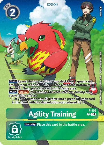 Agility Training [P-106] (Starter Deck 18 Exclusive) [Starter Deck: Guardian Vortex Promos] 1