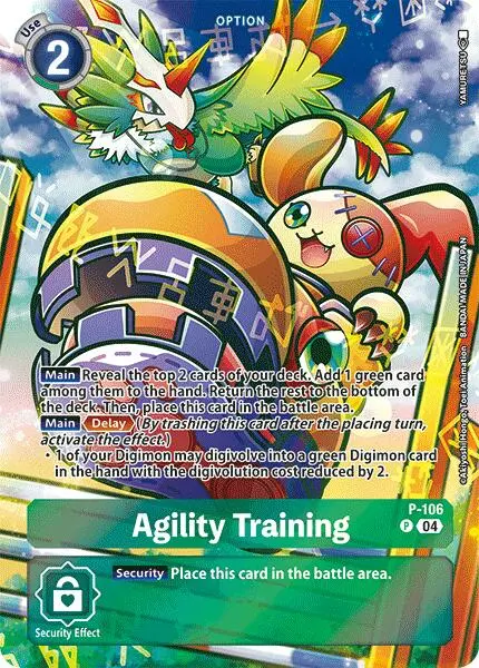 Agility Training [P-106] (Starter Deck 19 Exclusive) [Starter Deck: Fable Waltz Promos] 1