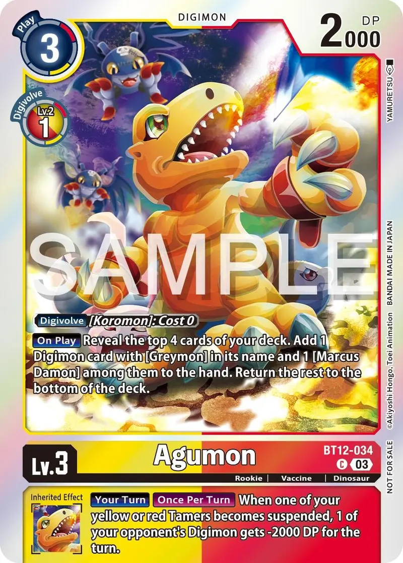 Agumon [Bt12-034] (Official Tournament Vol.13 Winner Pack) [Across Time Promos] 1