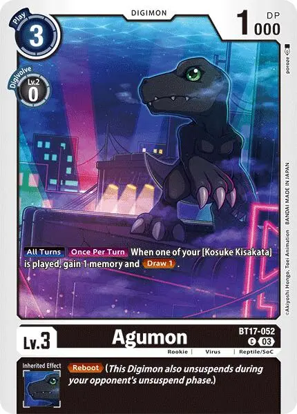 Agumon [Bt17-052] - Bt17-052 [Secret Crisis] 1