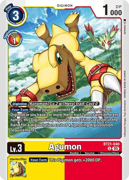 Agumon [Bt21-040] [World Convergence] 1