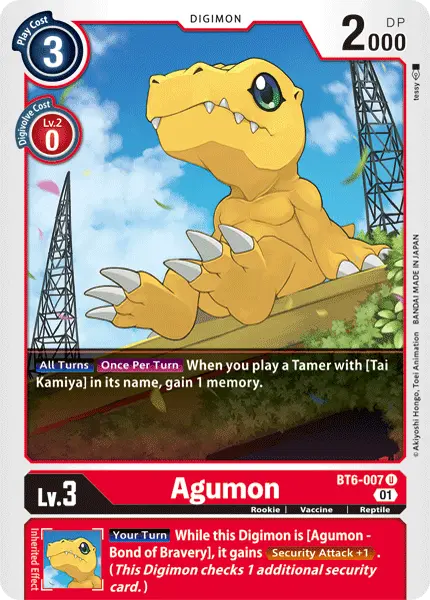 Agumon [Bt6-007] [Double Diamond] 1