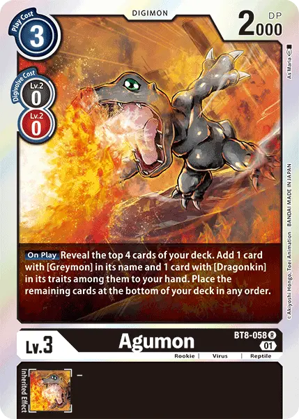 Agumon [Bt8-058] [New Awakening] 1