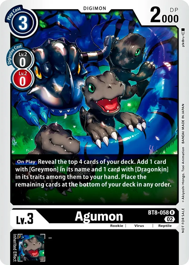 Agumon [Bt8-058] (Xros Encounter Pre-Release) [New Awakening Promos] 1