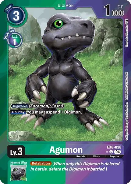 Agumon [Ex8-038] - Ex8-038 (Limited Foil) [Chain Of Liberation] 1