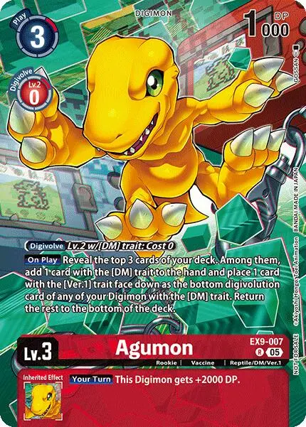 Agumon [Ex9-007] (Digital Monster Day Commemoration Event Participant) [Promotional Cards] 1