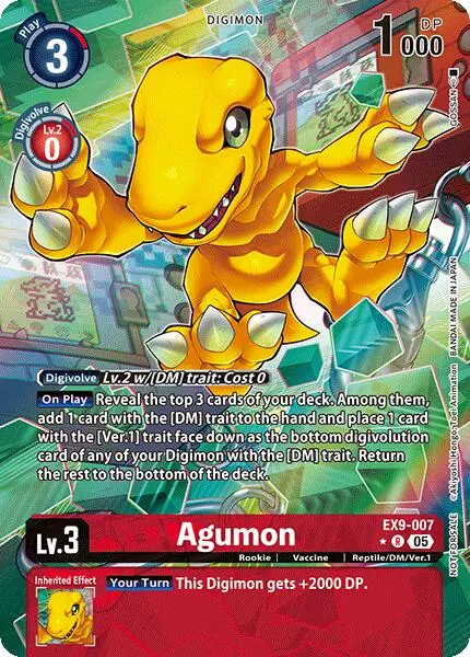 Agumon [Ex9-007] (Digital Monster Day Commemoration Event Winner) [Promotional Cards] 1