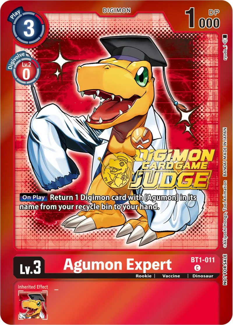 Agumon Expert [Bt1-011] (Judge Pack 4) [Release Special Booster Promos] 1