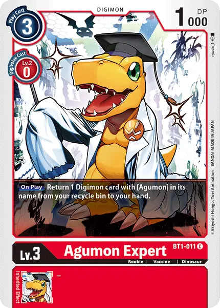 Agumon Expert [Bt1-011] [Release Special Booster Ver.1.0] 1