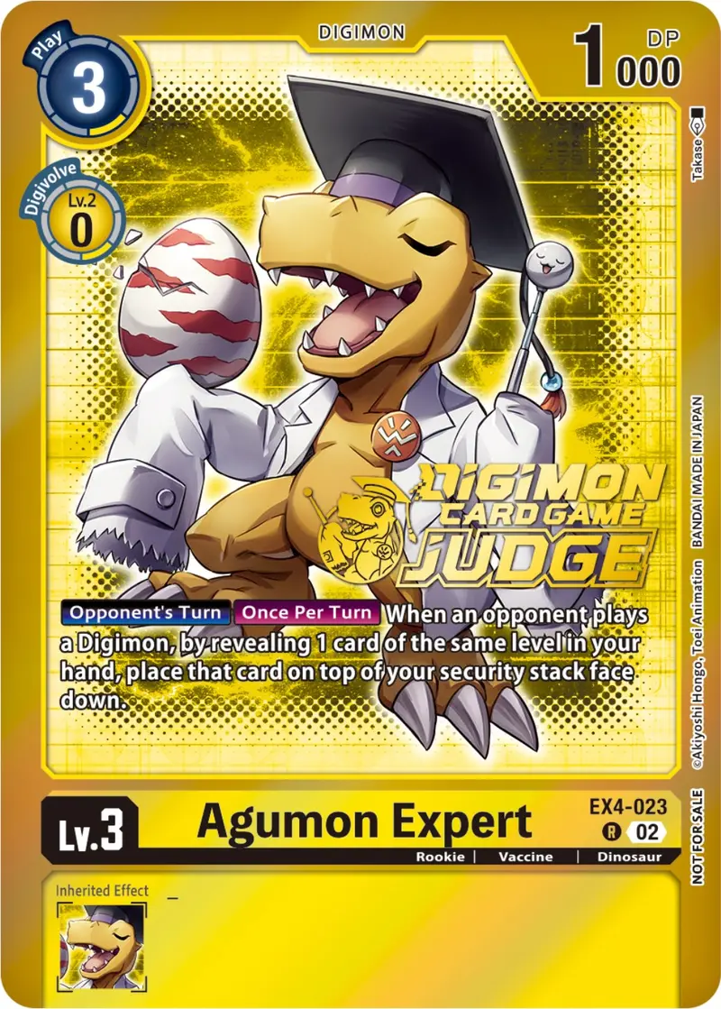 Agumon Expert [Ex4-023] (Judge Pack 4) [Alternative Being Booster Promos] 1