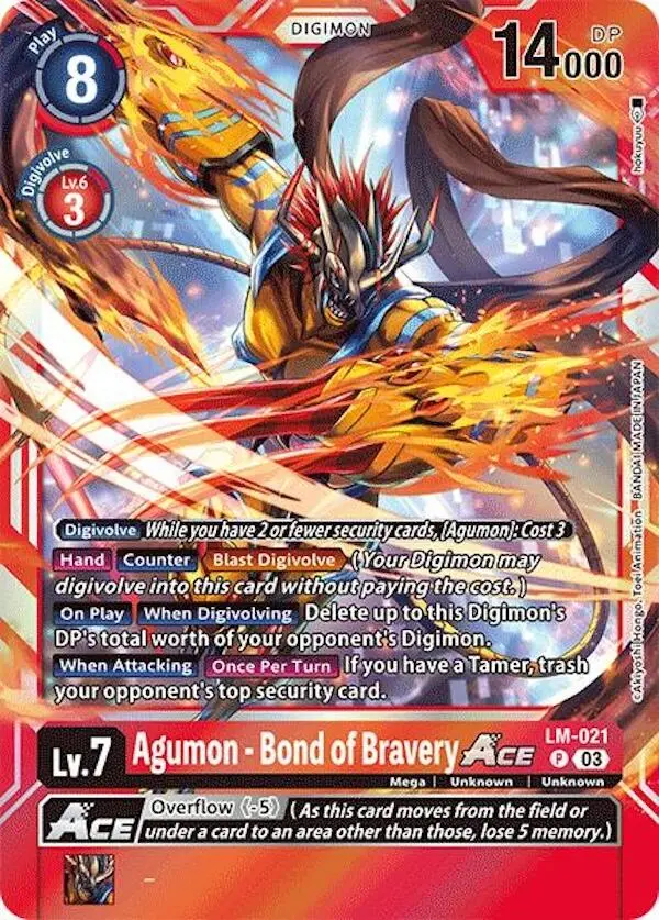 Agumon [Lm-021] - Bond Of Bravery Ace [Special Limited Set] 1