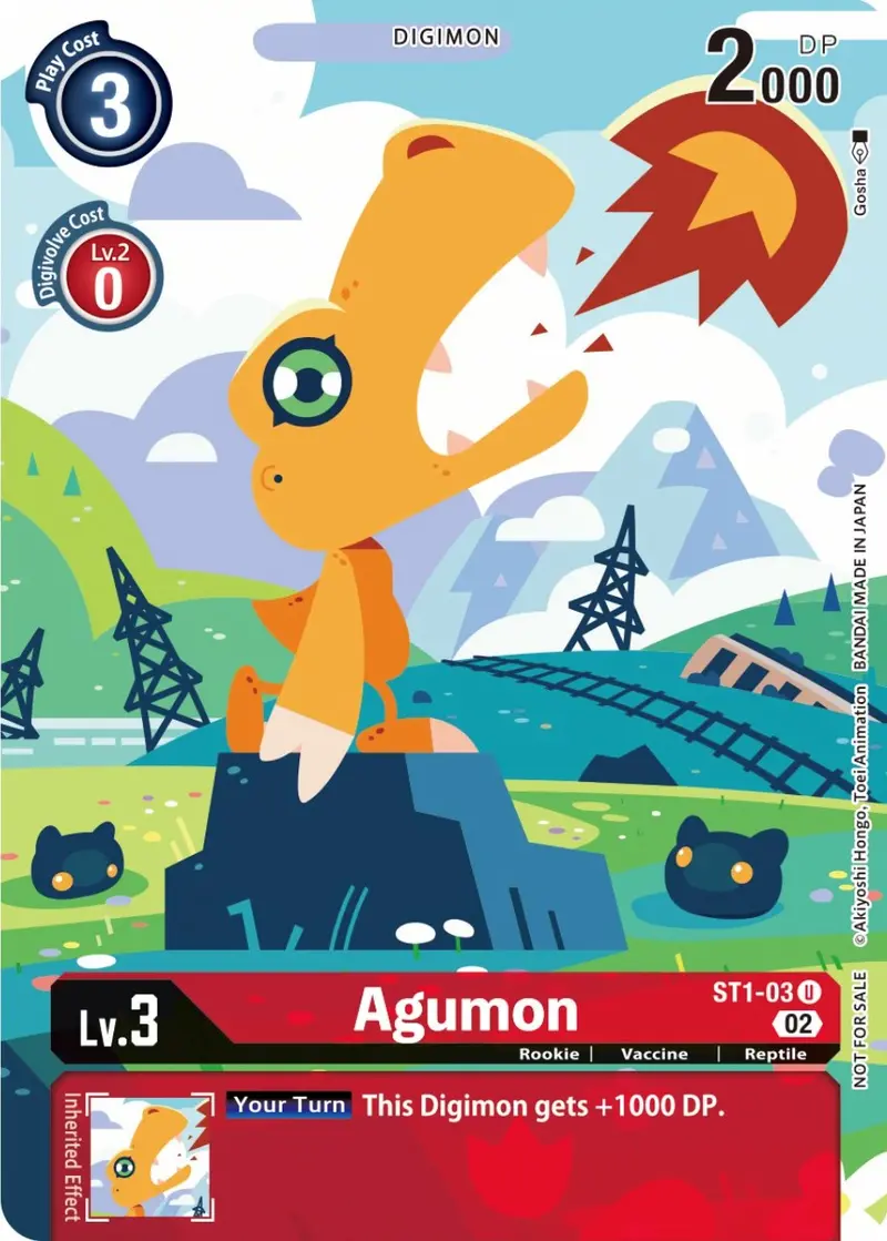 Agumon [St1-03] (Box Topper) [Dimensional Phase] 1