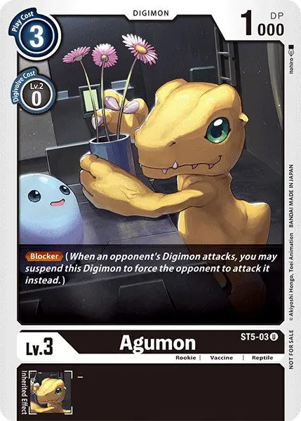 Agumon [St5-03] (Official Tournament Pack Vol.3) [Starter Deck: Machine Black Promos] 1
