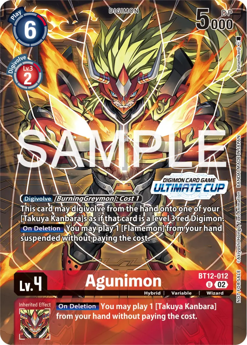 Agunimon [Bt12-012] (Ultimate Cup 2024) [Across Time Promos] 1