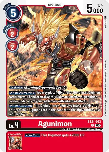 Agunimon [Bt21-013] [World Convergence] 1