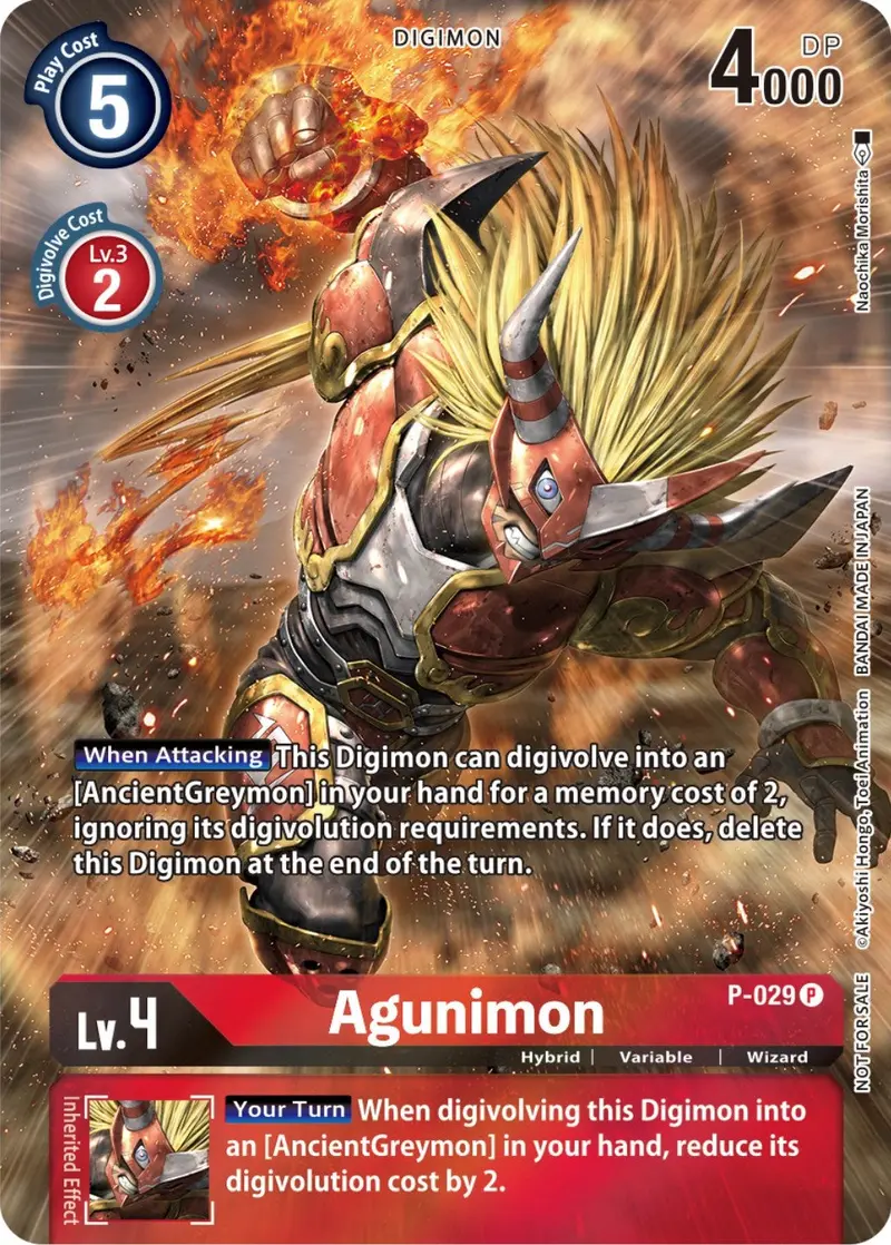 Agunimon [P-029] (2Nd Anniversary Frontier Card) [Promotional Cards] 1