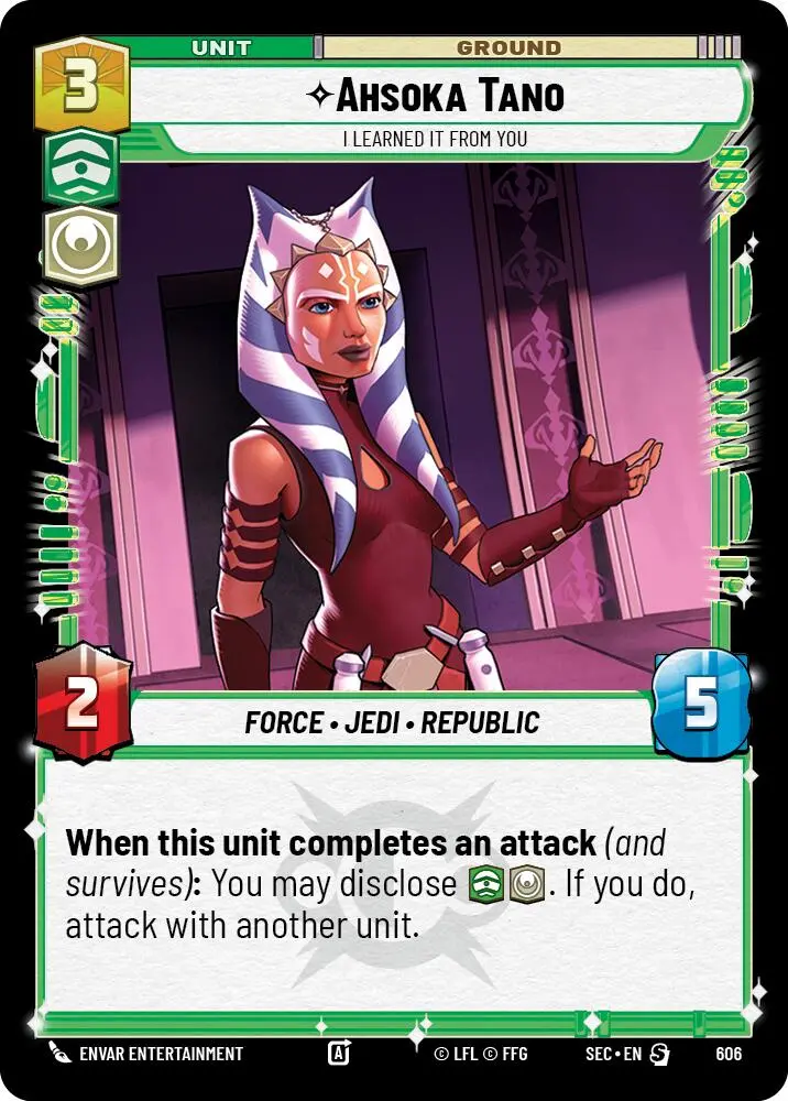 Ahsoka Tano - I Learned It From You (Foil) (606) (606) [Secrets Of Power] 1