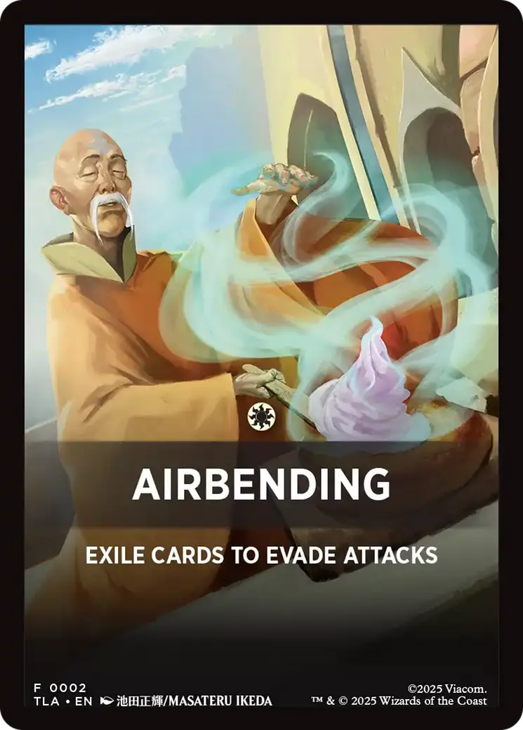 Airbending Theme Card [Avatar: The Last Airbender Tokens] 1
