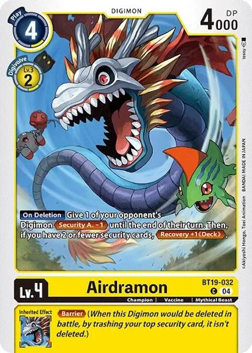 Airdramon [Bt19-032] [Release Special Booster Ver.2.0] 1