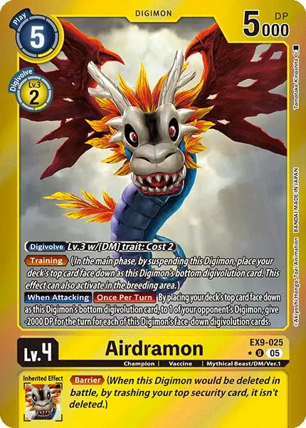 Airdramon [Ex9-025] (Limited Foil) [Versus Monsters] 1