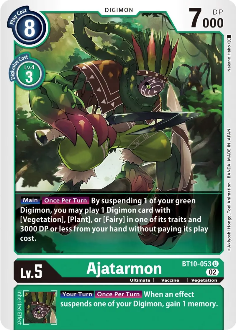 Ajatarmon [Bt10-053] [Xros Encounter] 1