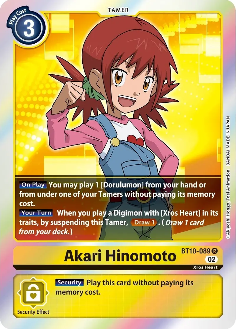 Akari Hinomoto [Bt10-089] [Xros Encounter] 1
